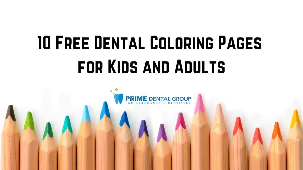 Dental Coloring Pages Title
